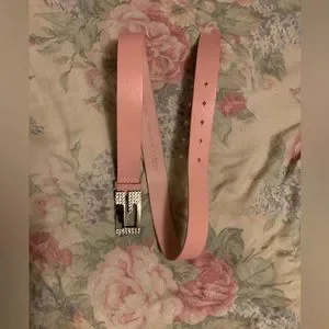 ✨⚡️?Guess Brand Womens Belt Pink Genuine Leather Stones Bling G Logo Medium G by Guess | Accessories | Guess Brand Womens Belt Pink  main image 2